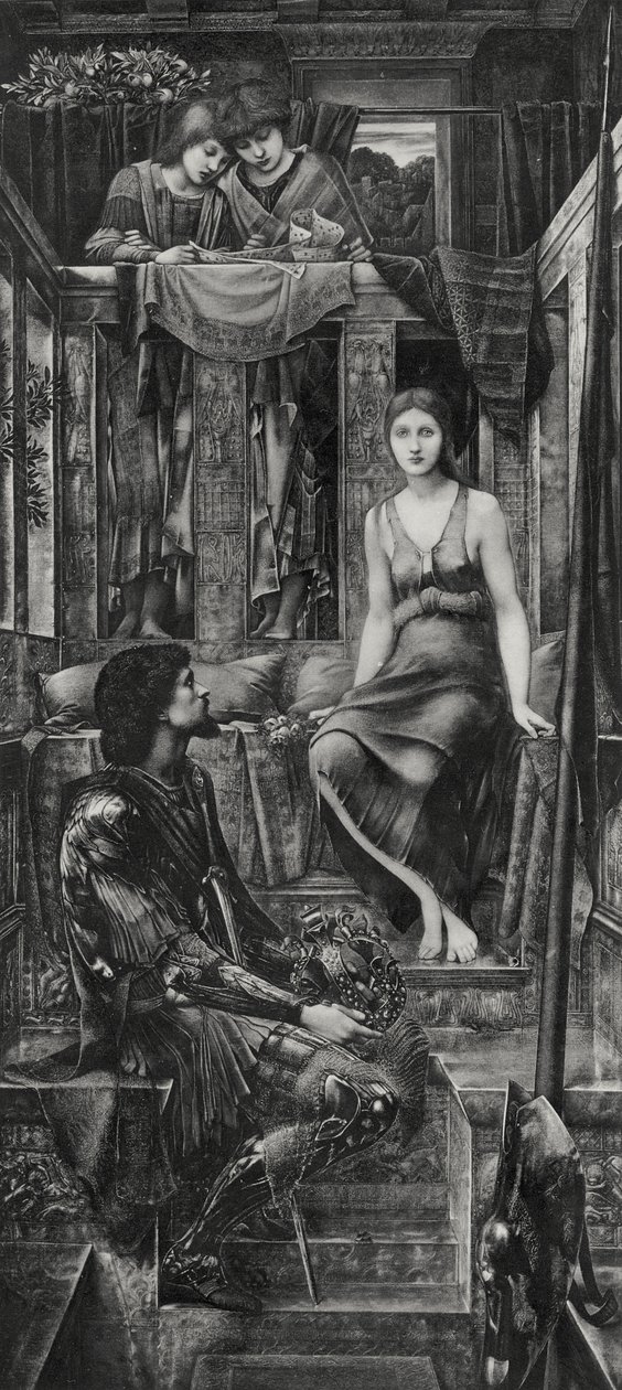 King Cophetua and the Beggar Maid by Edward Coley (after) Burne Jones