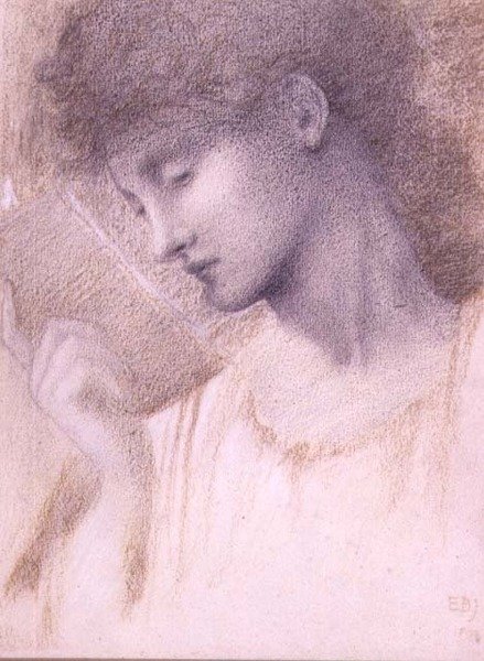Study of a Head by Edward Coley Burne Jones