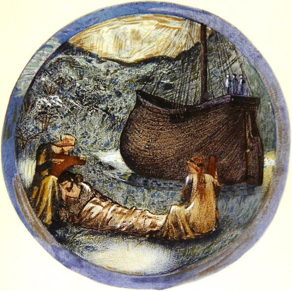 The Flower Book: XXXV. Meadow Sweet by Edward Coley Burne Jones
