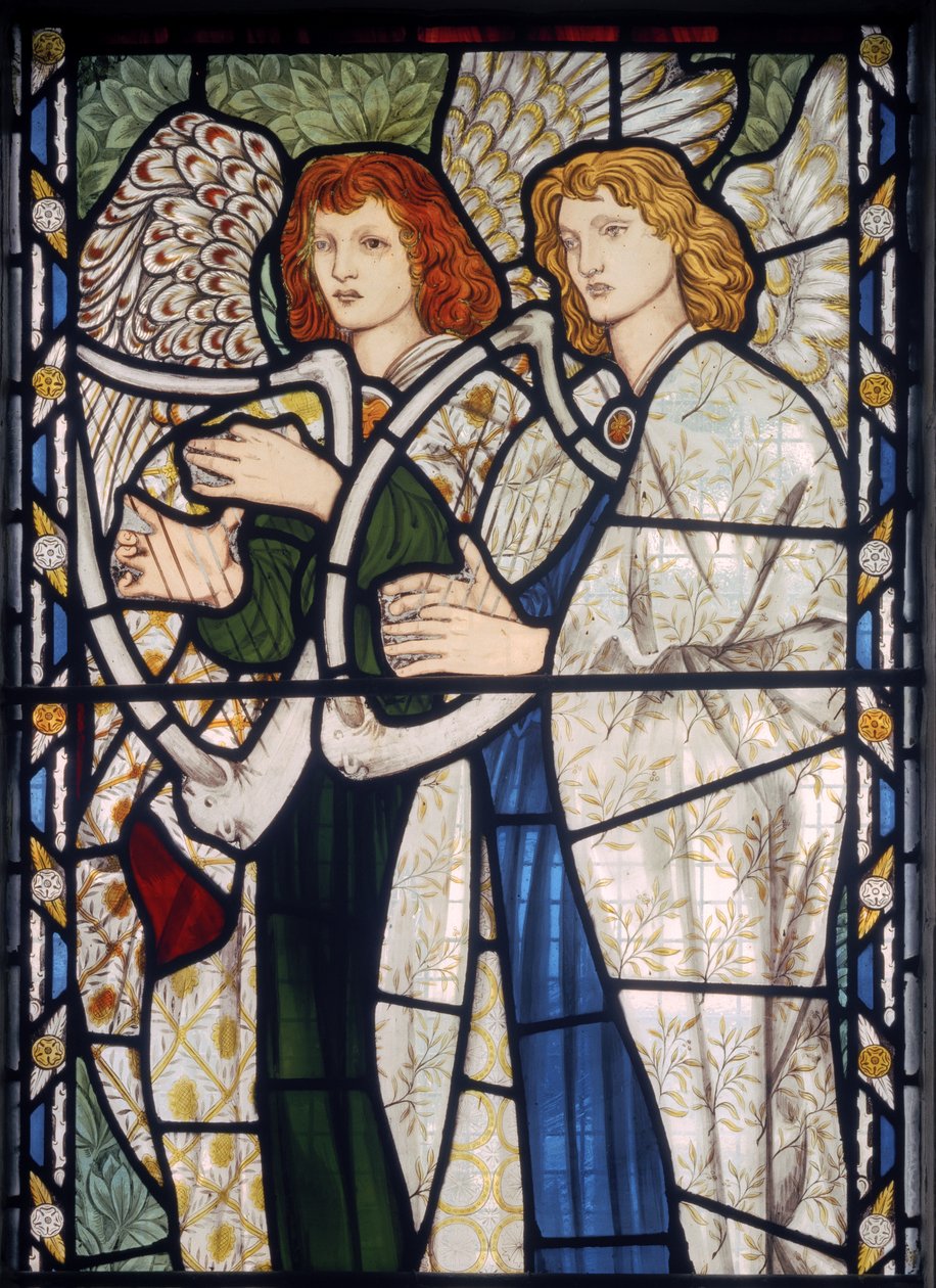 Angels Playing Harps, 1866 by Edward Burne Jones