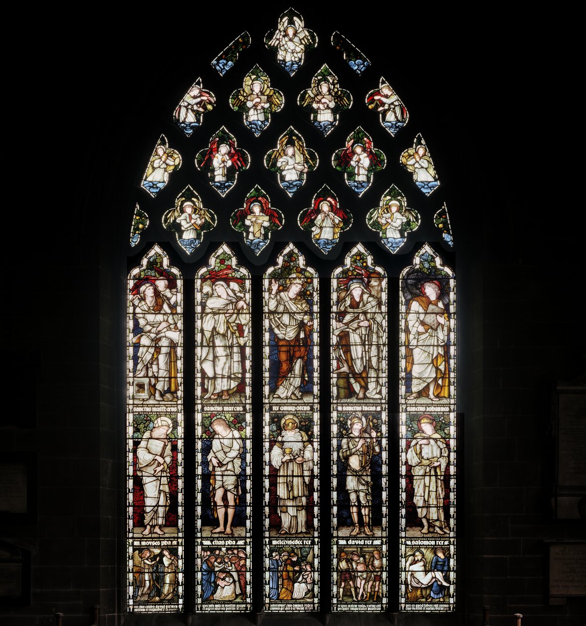 St Martin In The Bull Ring, Overall Window, 1876 by Edward Burne Jones