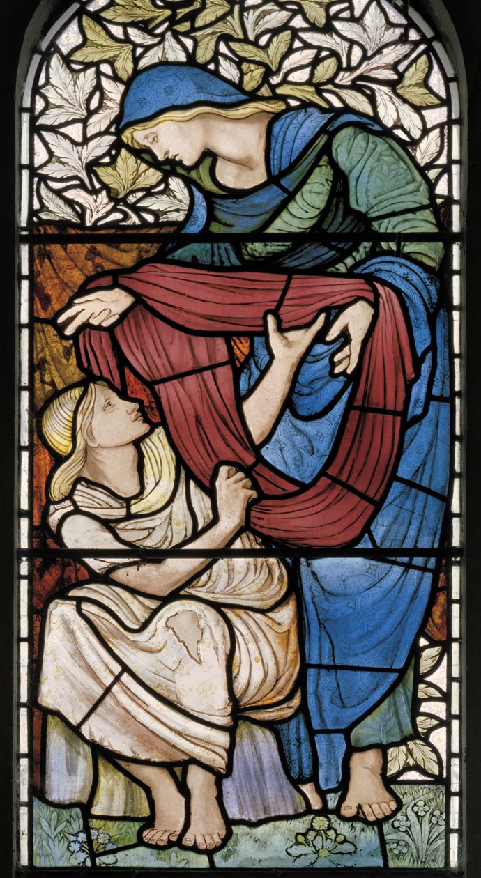 Clothing The Naked by Edward Burne Jones