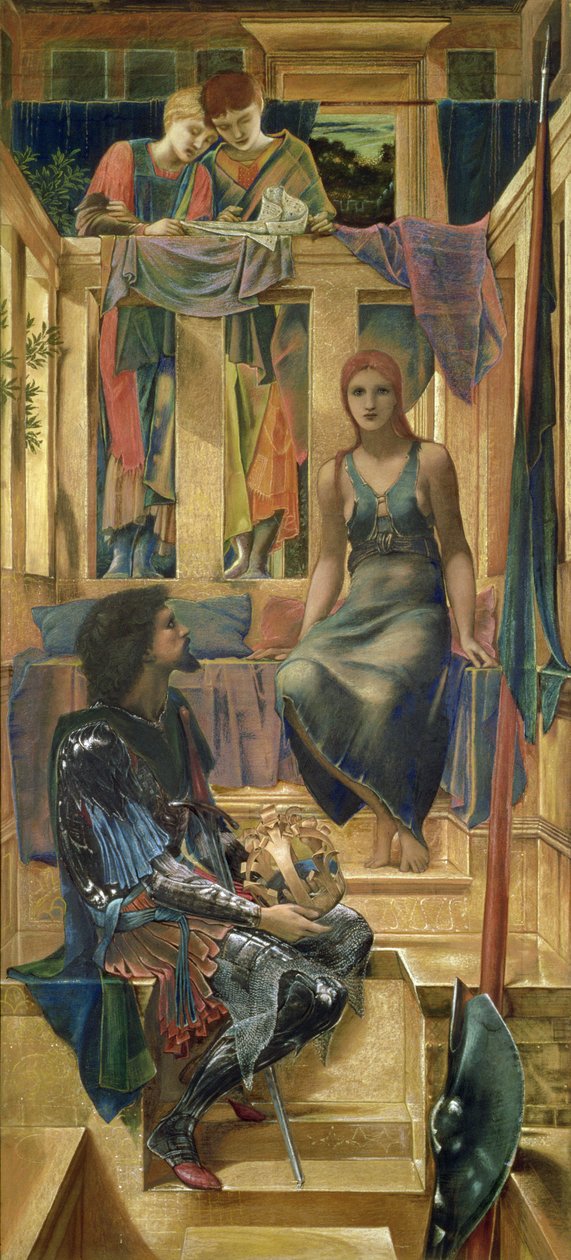 King Cophetua and the Beggar Maid - Cartoon Study, 1883 by Edward Burne Jones