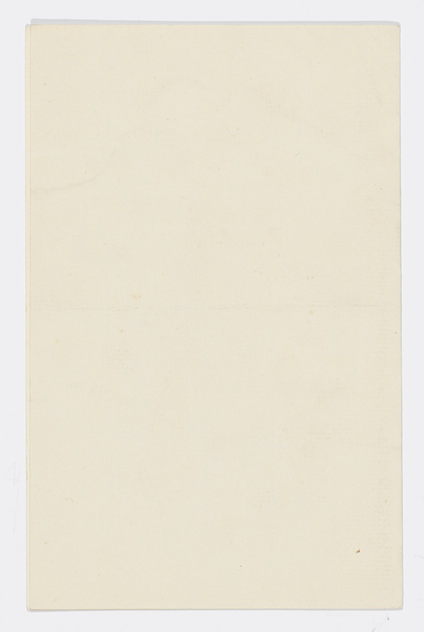 Letter to the artist