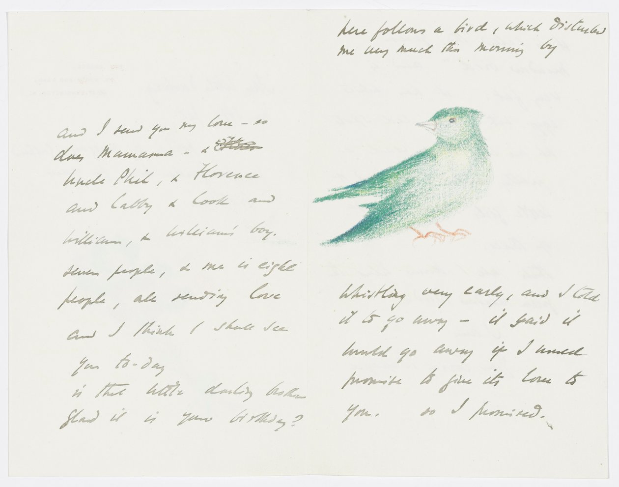 Letter to the artist