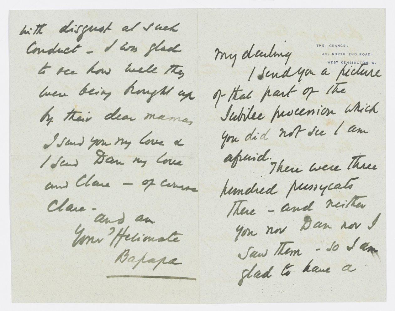 Letter to the artist