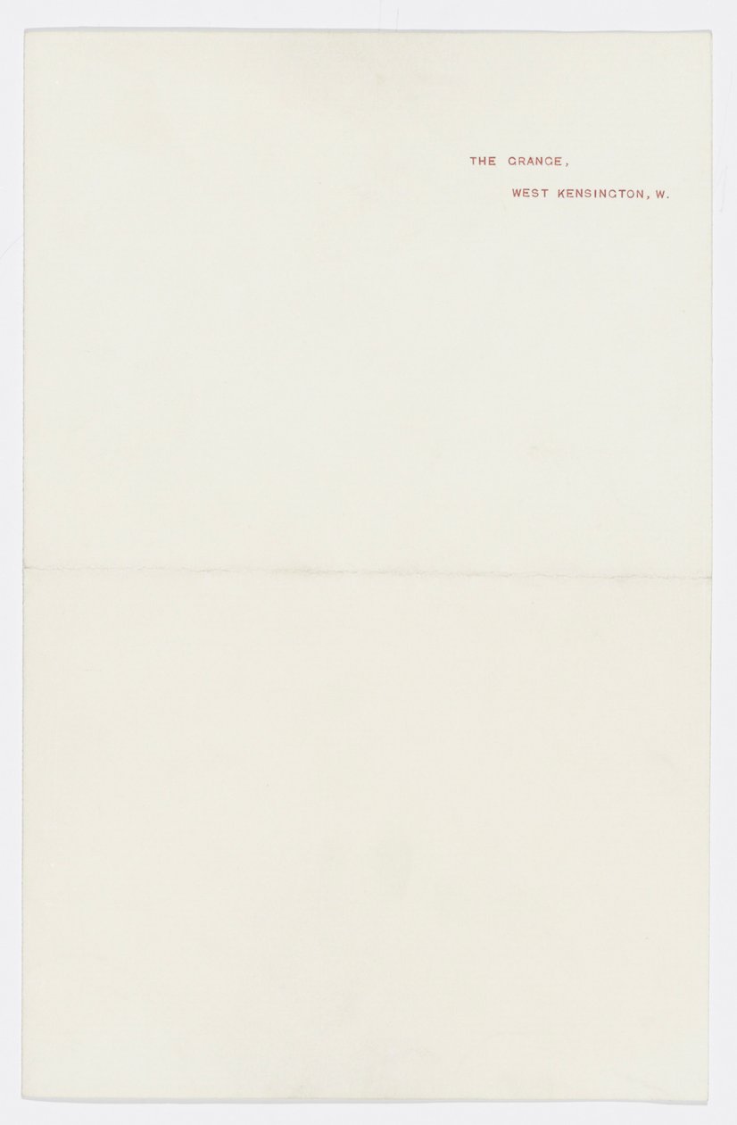 Letter to the artist