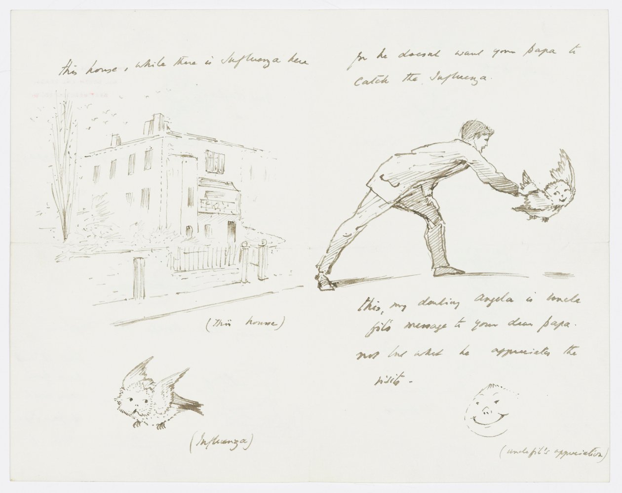 Letter to Angela Thirkell by Edward Burne Jones