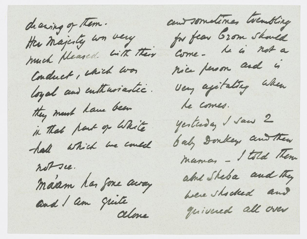 Letter to Angela Thirkell by Edward Burne Jones