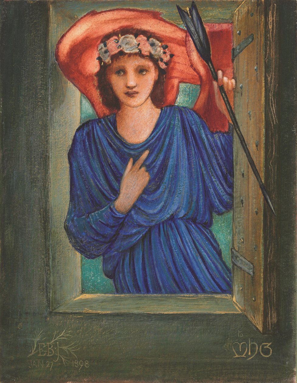 Love at the window by Edward Coley Burne Jones