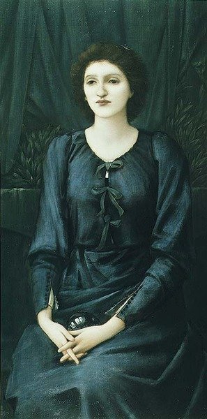 Portrait of La Baronne Madeleine Desandes by Edward Coley Burne Jones