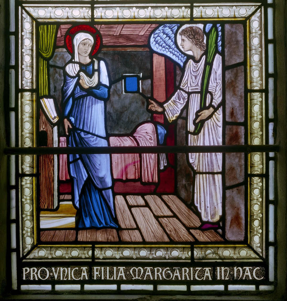 The Annunciation, St Margaret, Rottingdean, Morris & Co., Edward Burne-Jones by Edward Coley Burne Jones