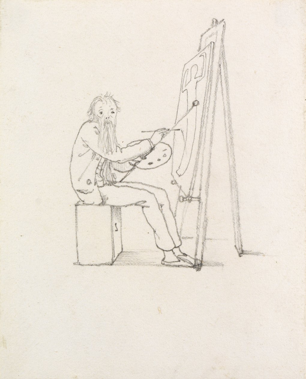 Self-Caricature by Edward Burne Jones