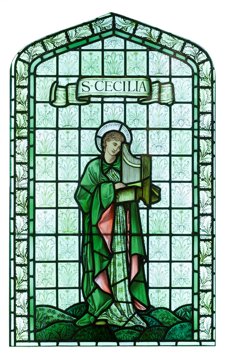 Saint Cecilia (c.1897) by Edward Coley Burne Jones