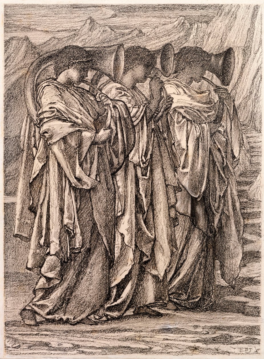 Study for The Challenge in the Wilderness by Edward Burne Jones
