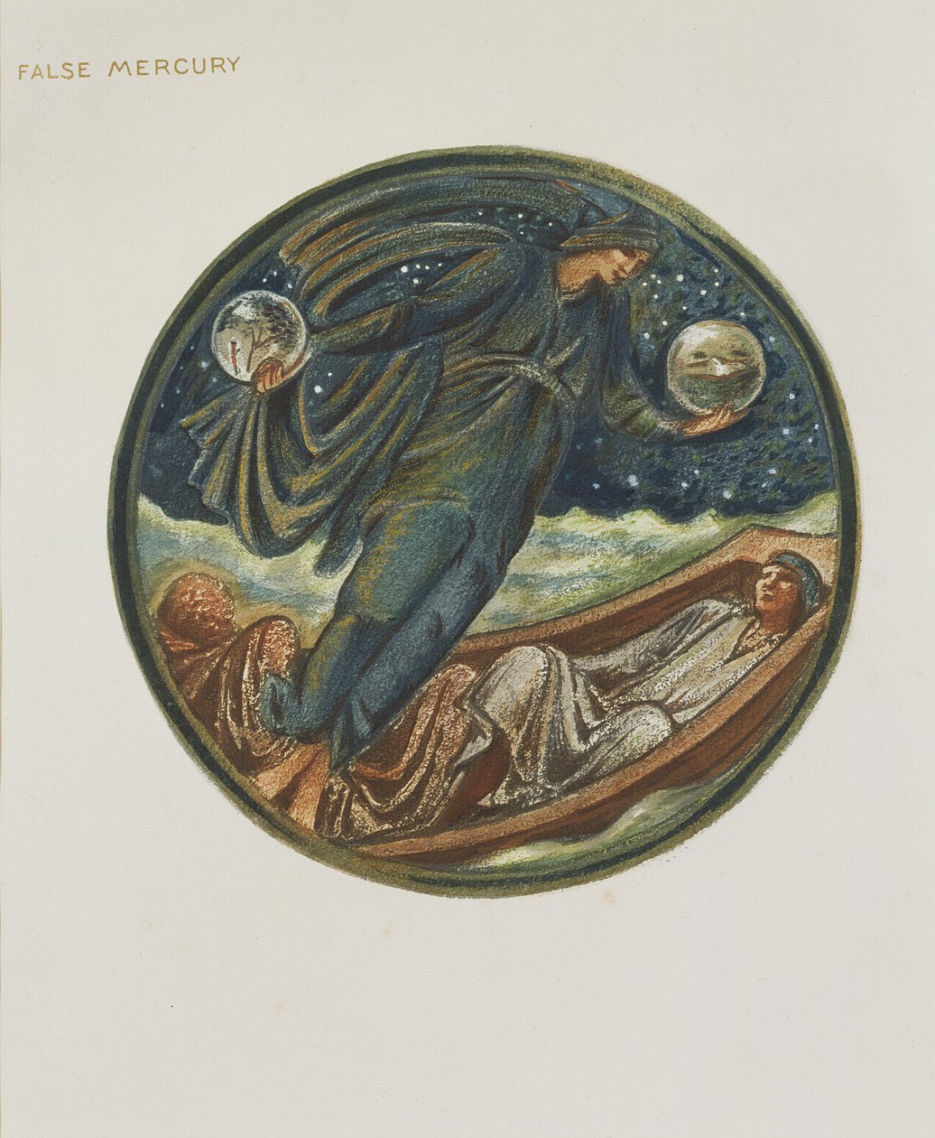 The Flower Book: XXXVI. False Mercury by Edward Burne Jones