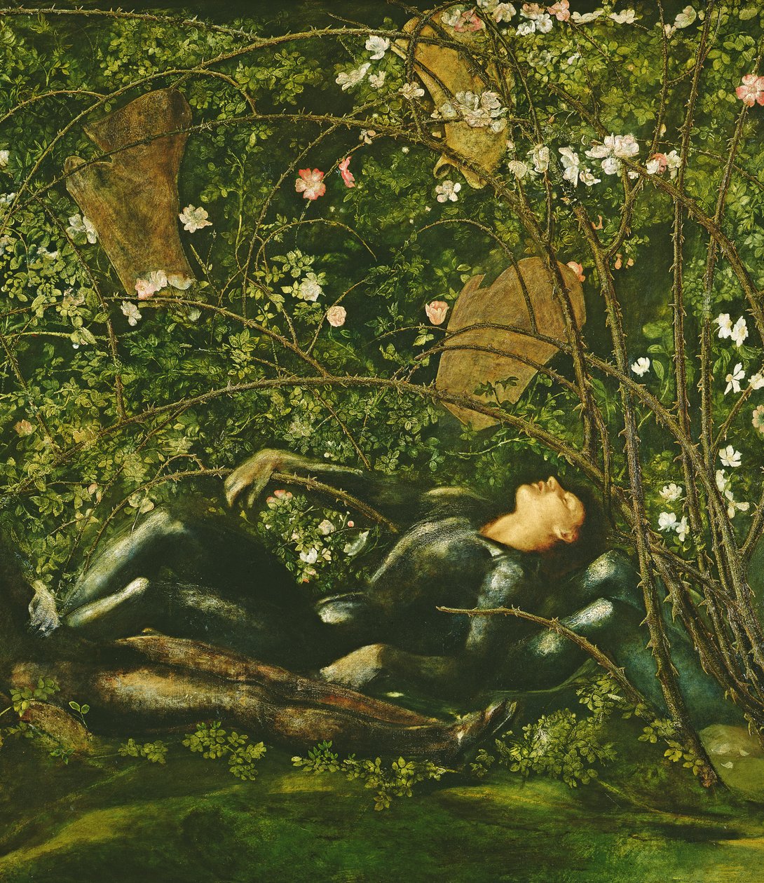 The Knights and the Briar Rose by Edward Burne Jones
