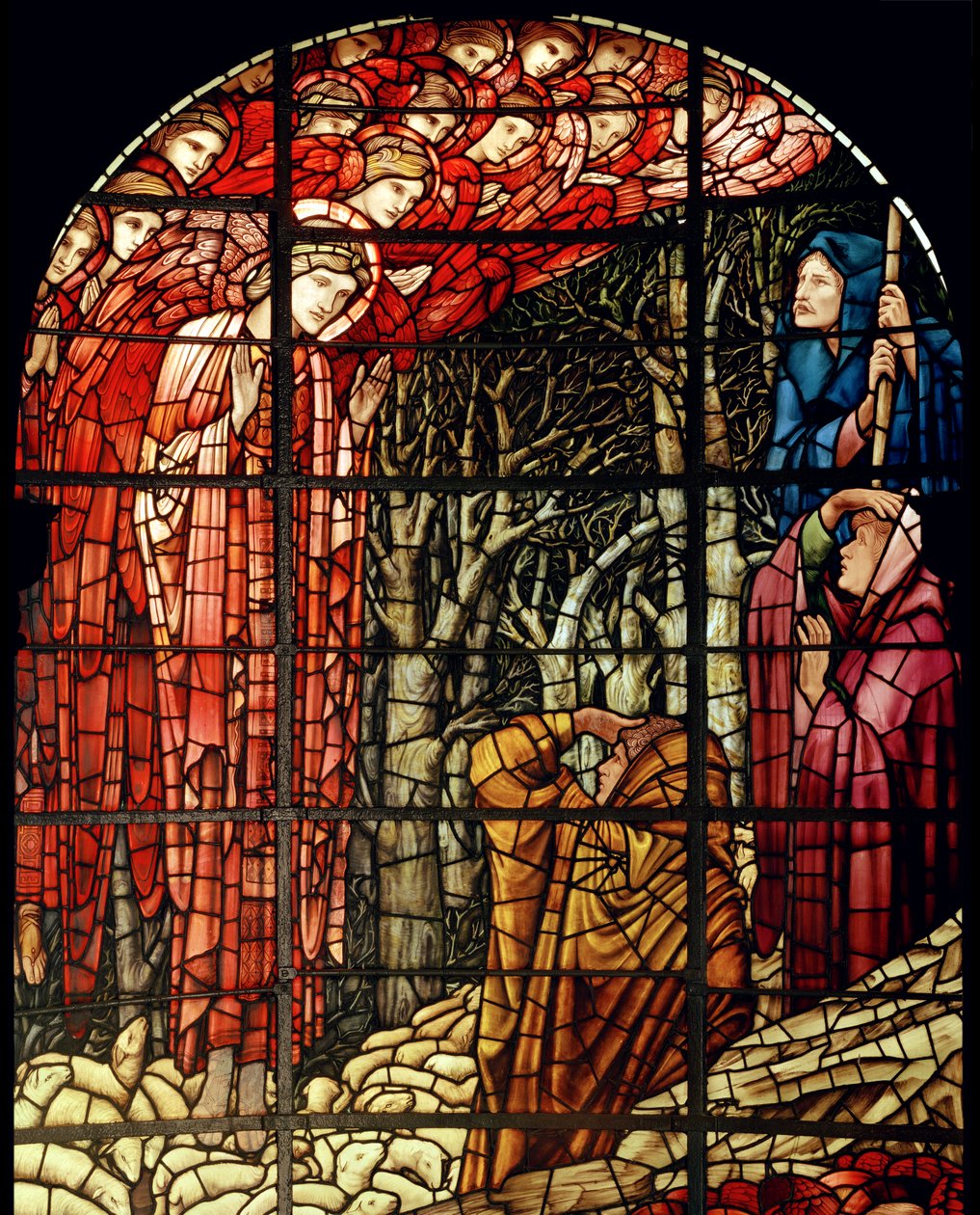 The Nativity Window (detail), The Shepherds, 1888 by Edward Burne Jones