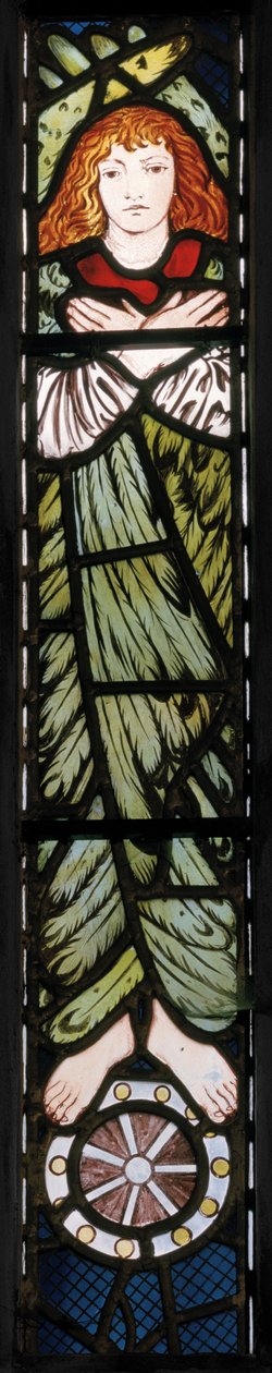 The New Jerusalem, Angel (detail) by Edward Burne Jones