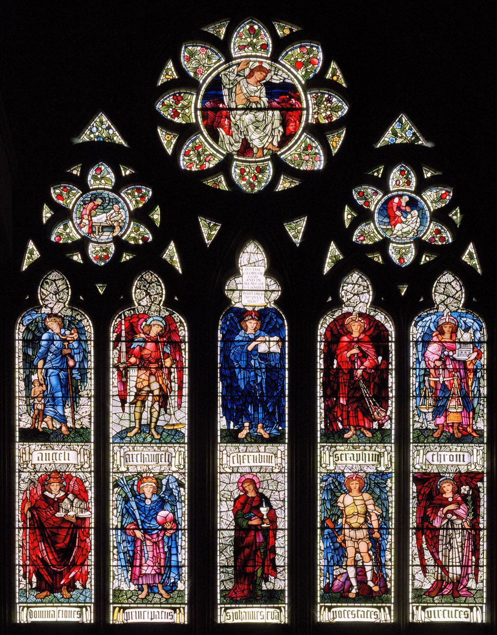 West Window by Edward Coley Burne Jones