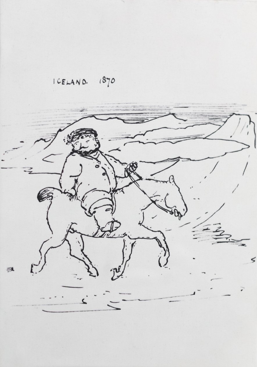 William Morris on Horseback by Edward Coley Burne Jones