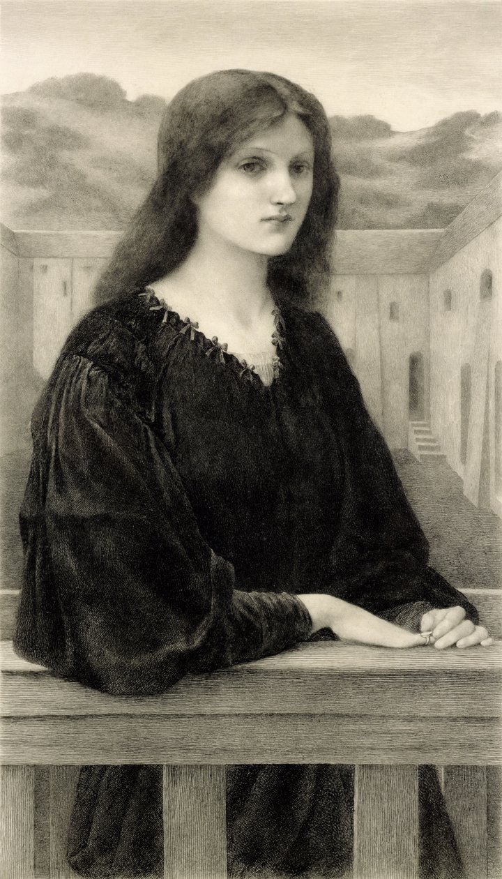 Vespertina Quies, engraved by Emile Boilvin, pub. by Arthur Tooth & Sons, 1897 by Edward Coley after Burne Jones