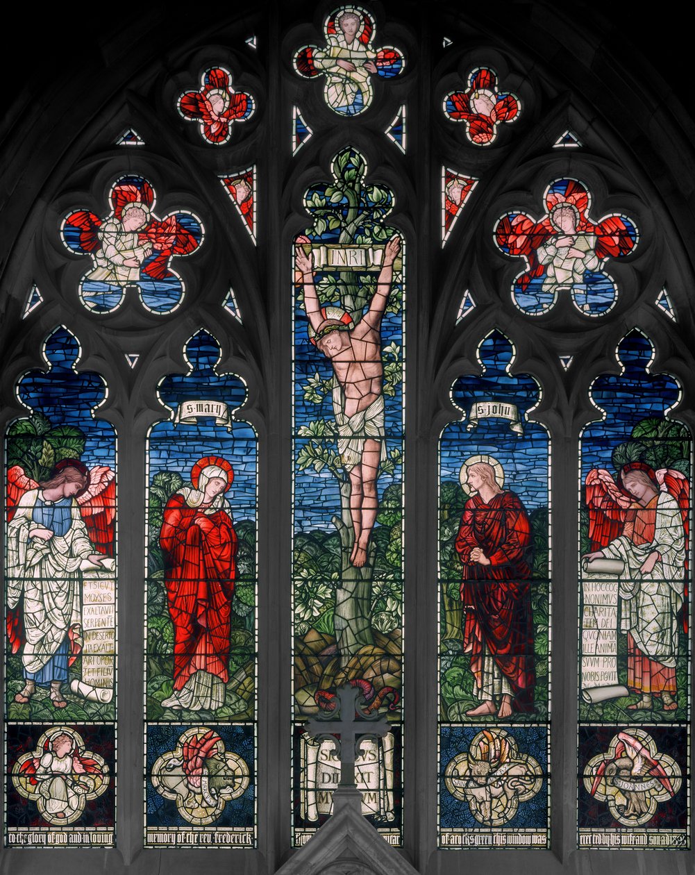 St Mary The Virgin, East Window, 1895 by Edward Coley and Dearle Burne Jones