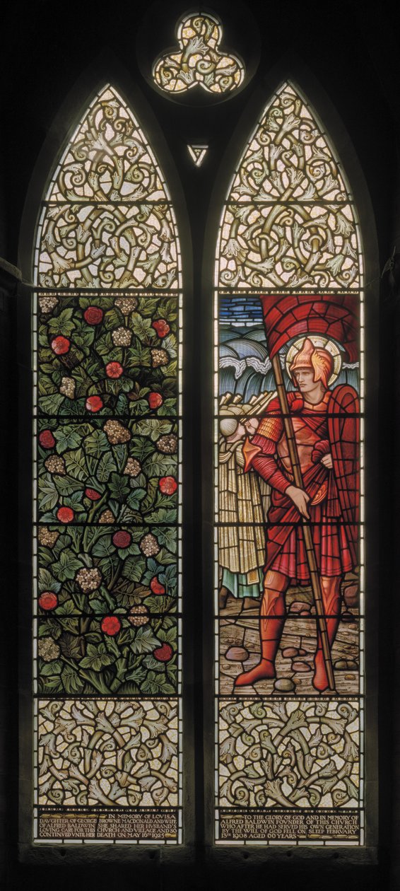 Foliage & Joshua by Edward Coley and Dearle Burne Jones