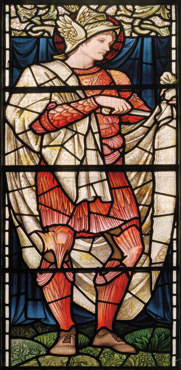 Wilden, All Saints, St Martin, Generosity, 1902-1914 by Edward Coley and Dearle Burne Jones