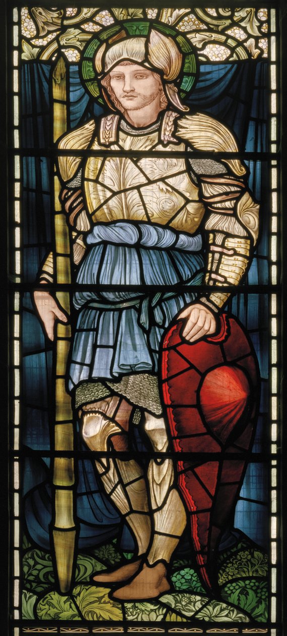 Wilden, All Saints, St George, Courage, 1902-1914 by Edward Coley and Dearle Burne Jones