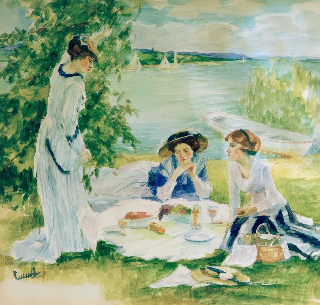 The Picnic by Edward Cucuel