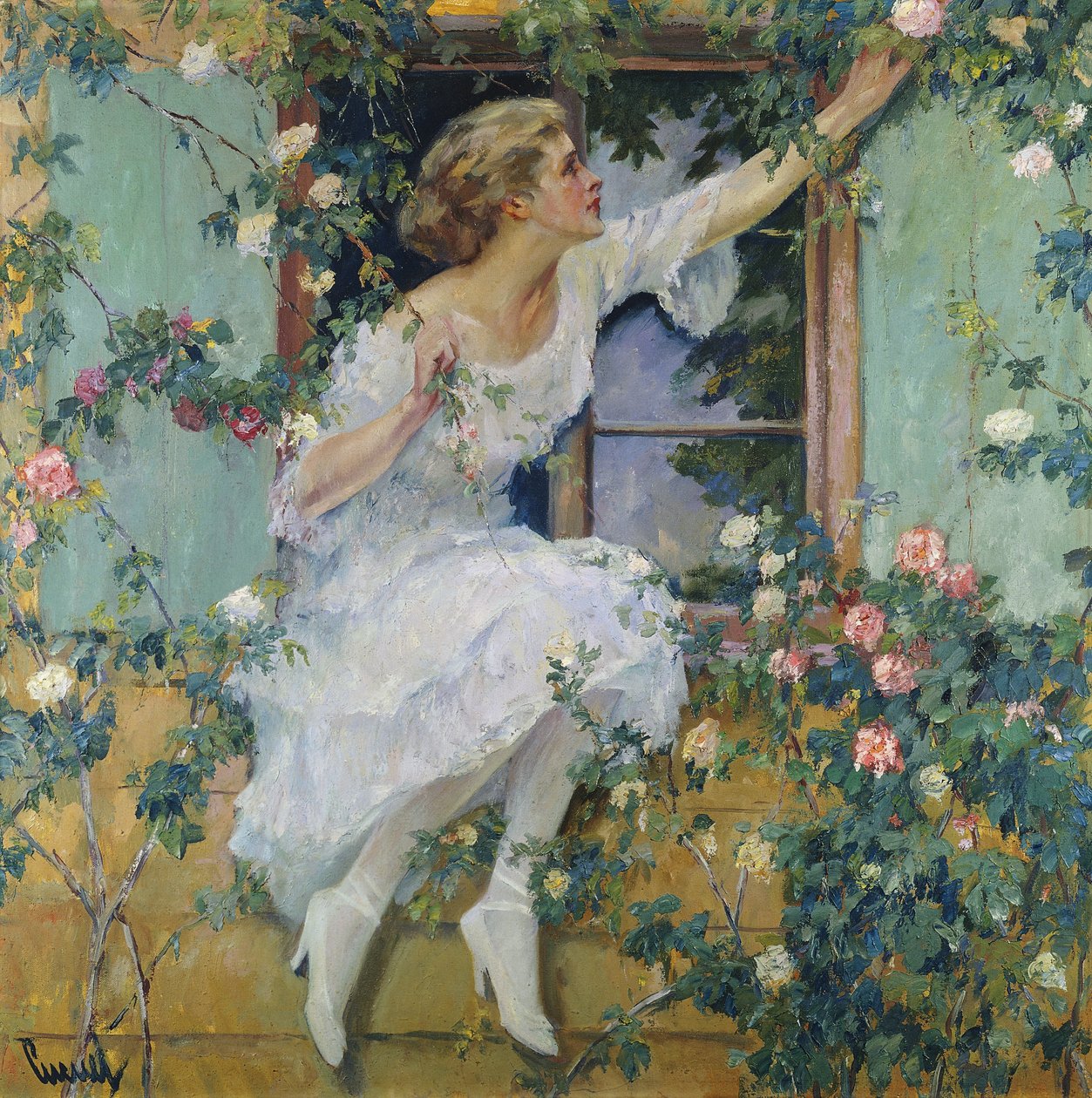Wild Roses by Edward Cucuel