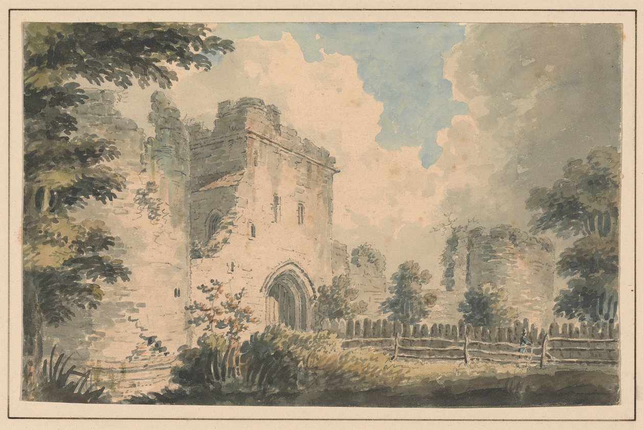 The Keep, Porchester Castle by Edward Dayes