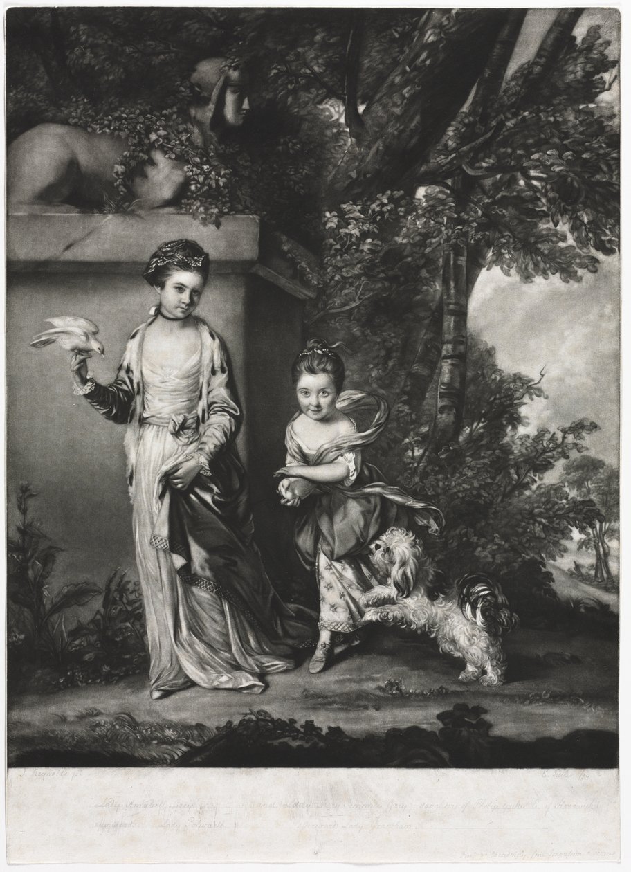 The Ladies Amabel and Mary Jemima Yorke by Edward Fisher