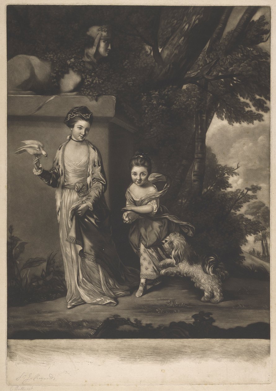 The Ladies Amabel and Mary Jemina Yorke by Edward Fisher