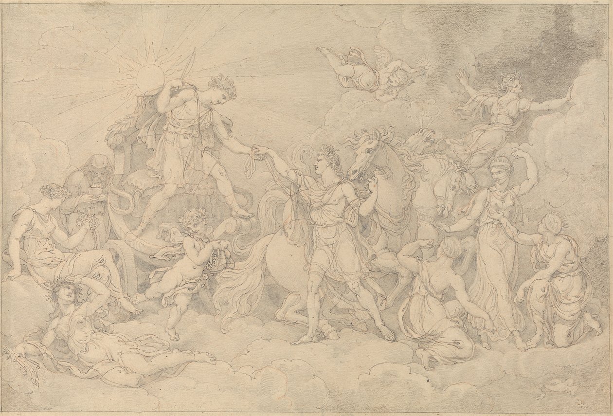 Apollo and Phaeton by Edward Francis Burney