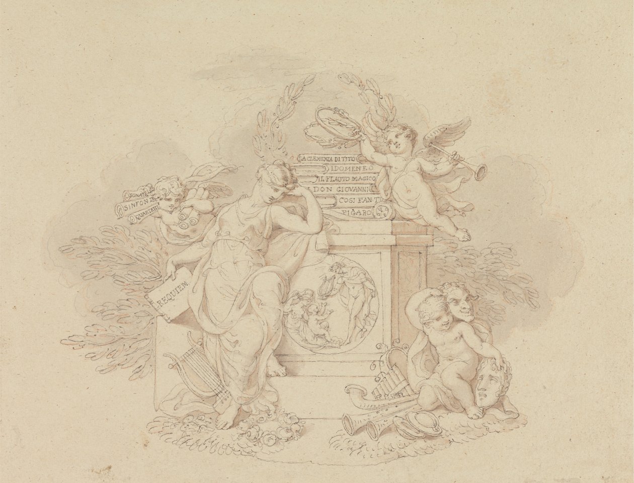 Designs for Illustrations to Mozart