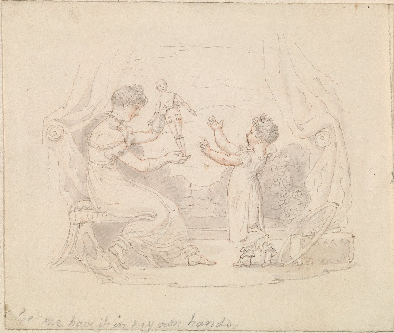 Illustration for The New Doll: Let Me Have It in My Own Hands by Edward Francis Burney