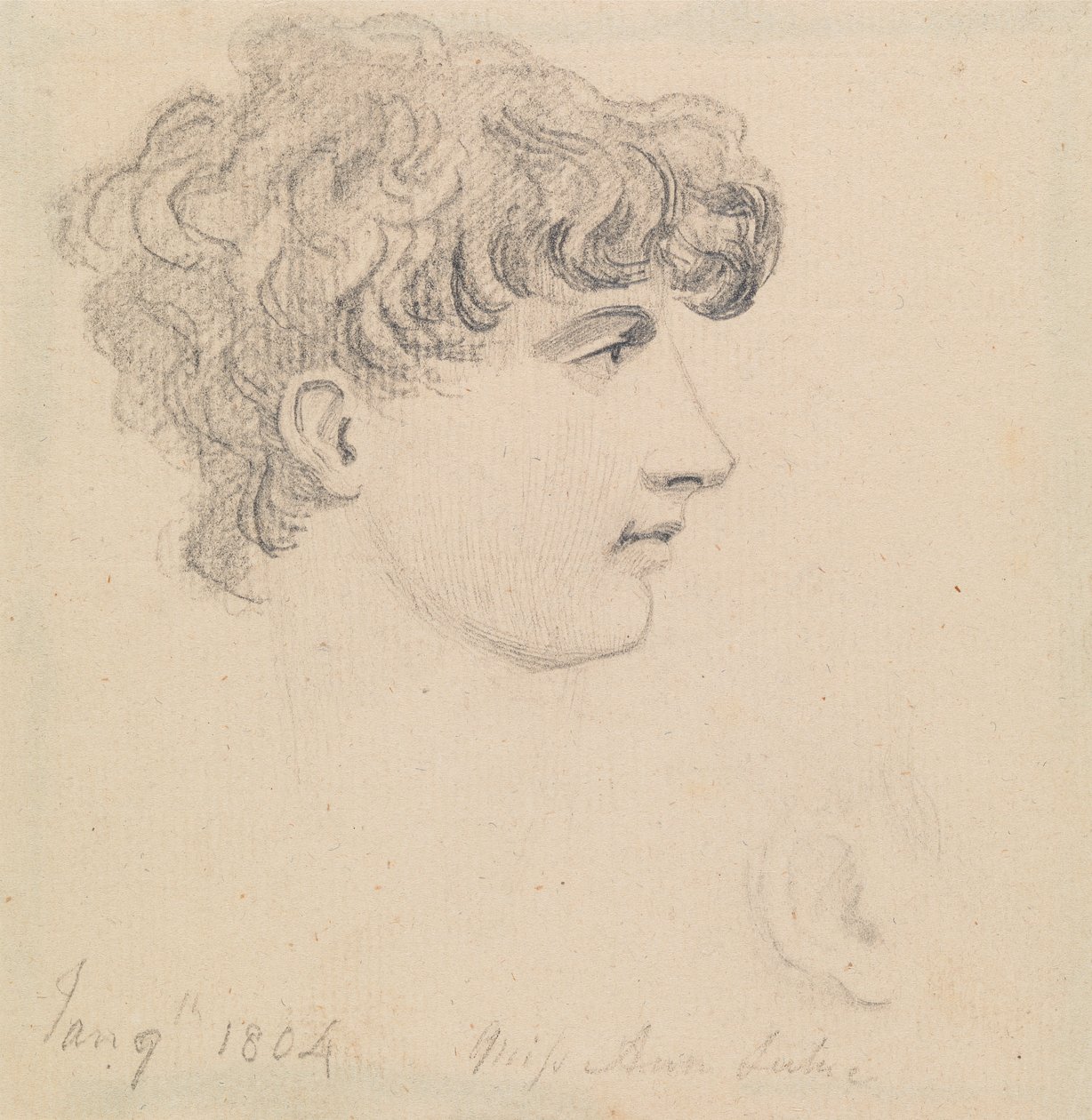 January 9th, 1804, Miss Ann Lukie (?) by Edward Francis Burney