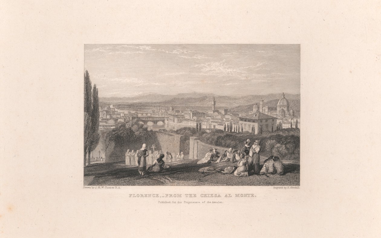 Florence from the Chiesa al Monte by Edward Goodall