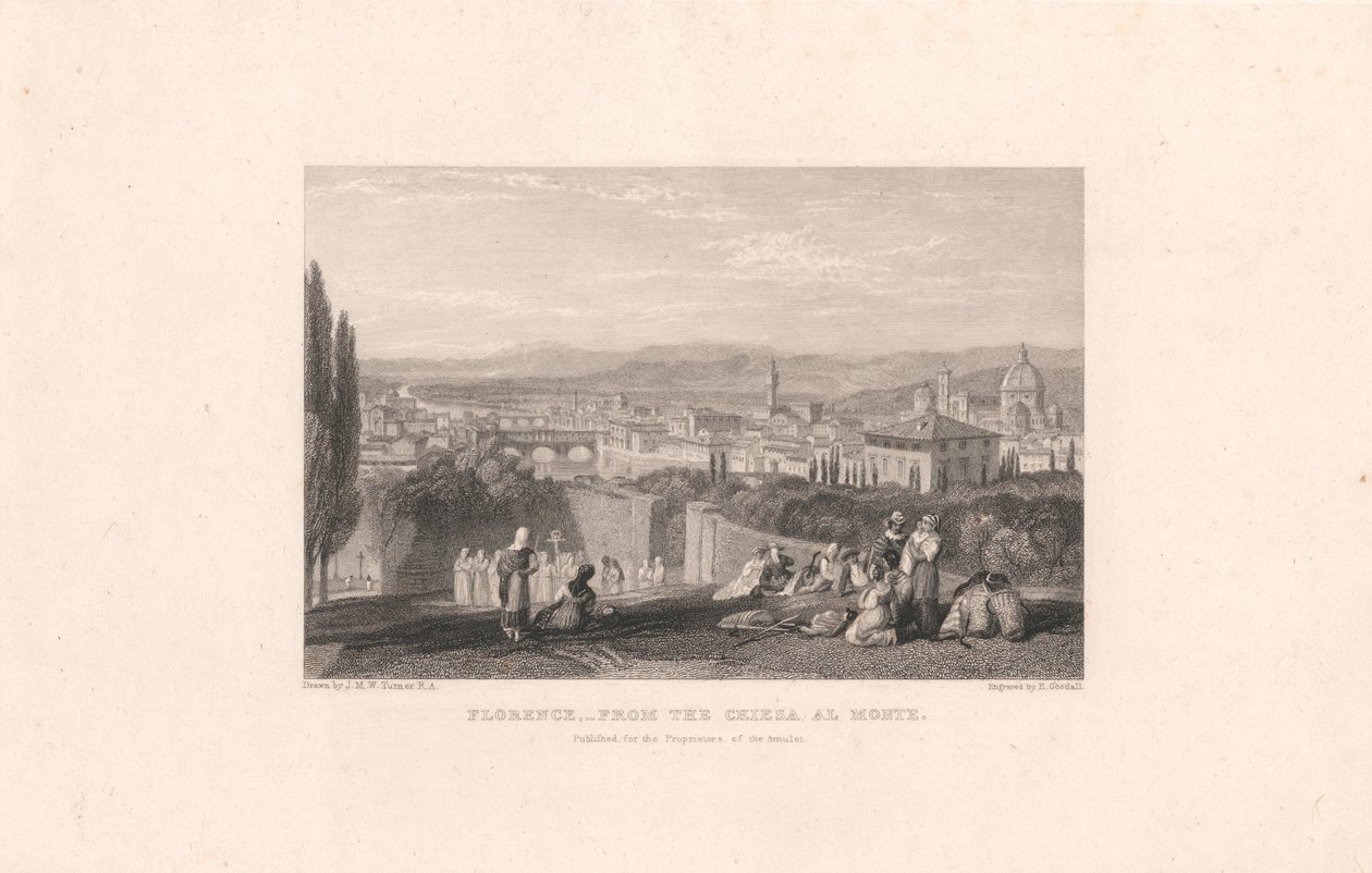 Florence from the Chiesa al Monte by Edward Goodall