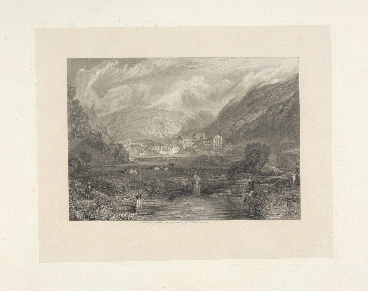 Rievaulx Abbey, Yorkshire by Edward Goodall