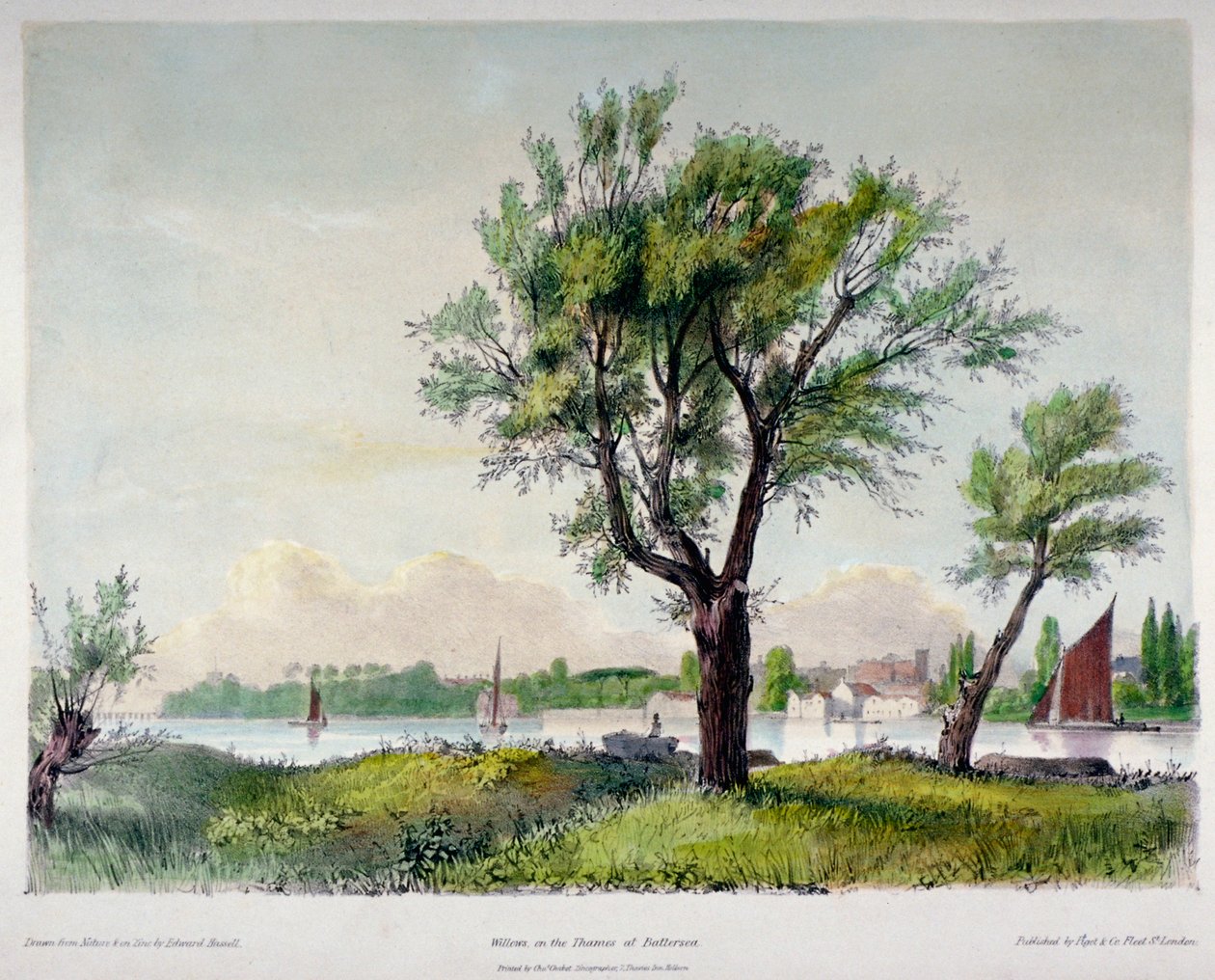 Battersea, London, 1840 by Edward Hassell