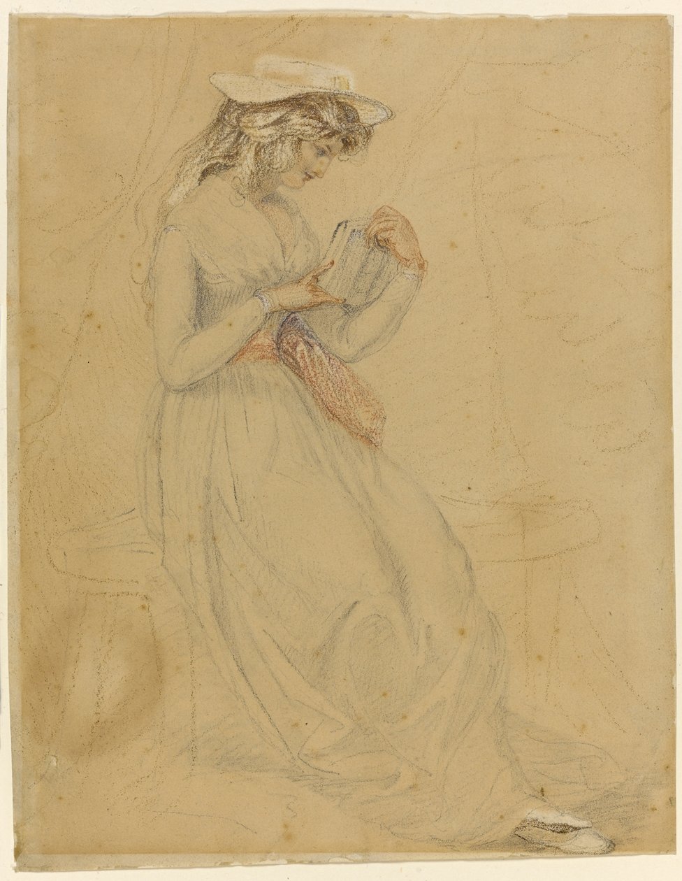 Illustration for George Washington Jones: A Christmas Gift That Went A-Begging by Edward Henry Potthast