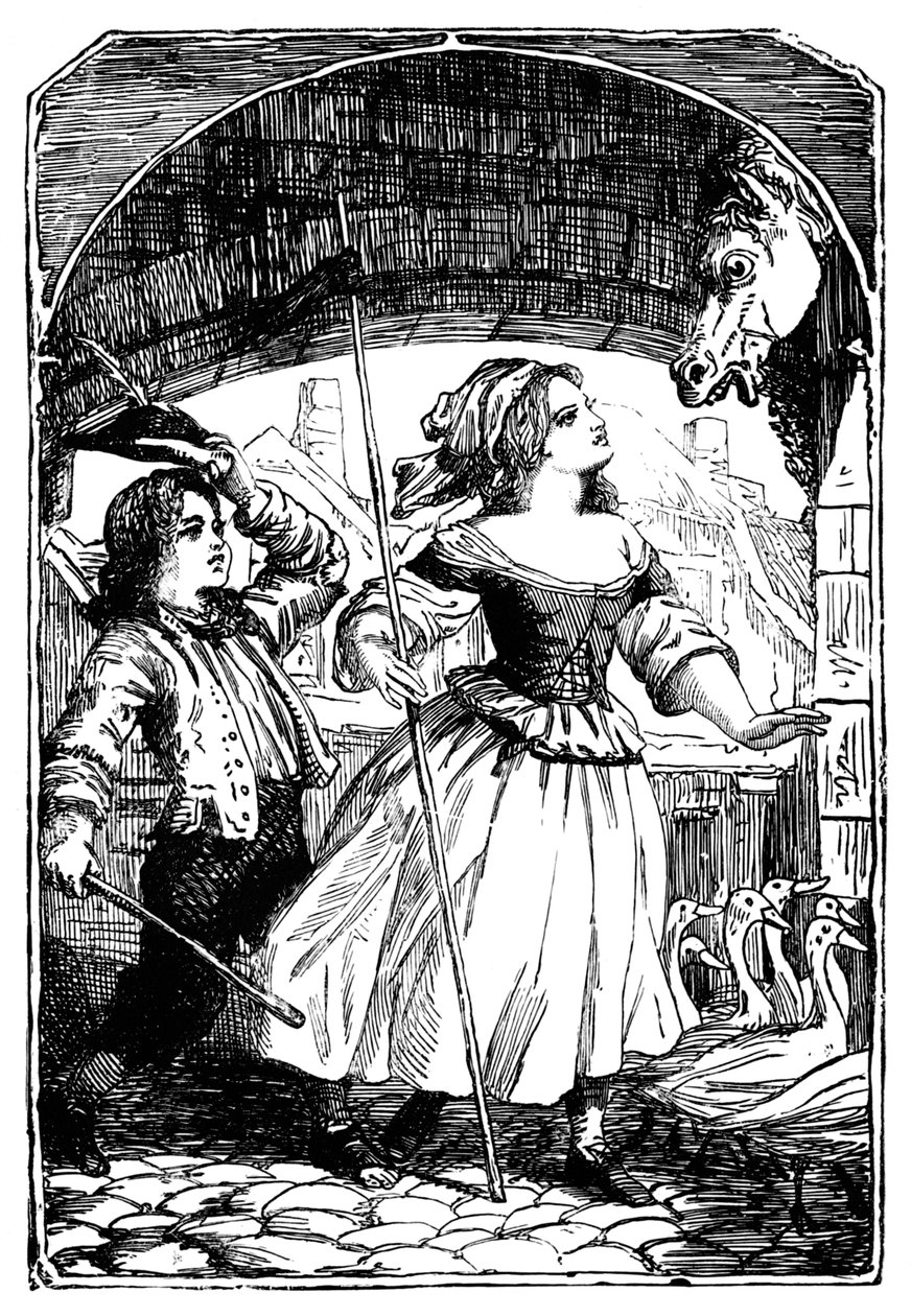 The Goose Girl by Edward Henry Wehnert