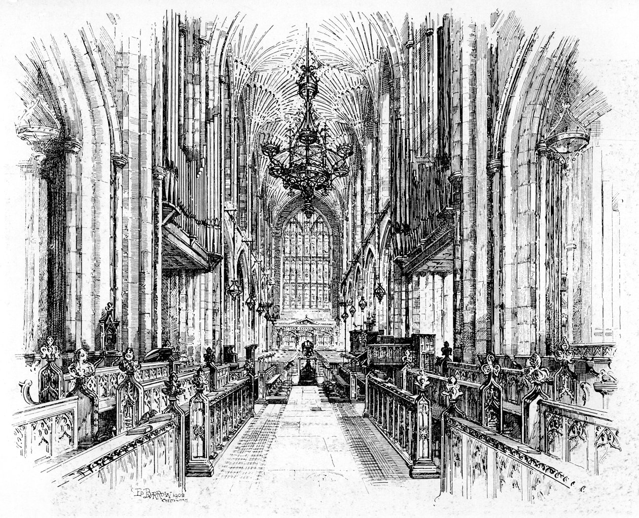 Bath Abbey, Bath, Somerset, 1902-1903 by Edward J. Burrows