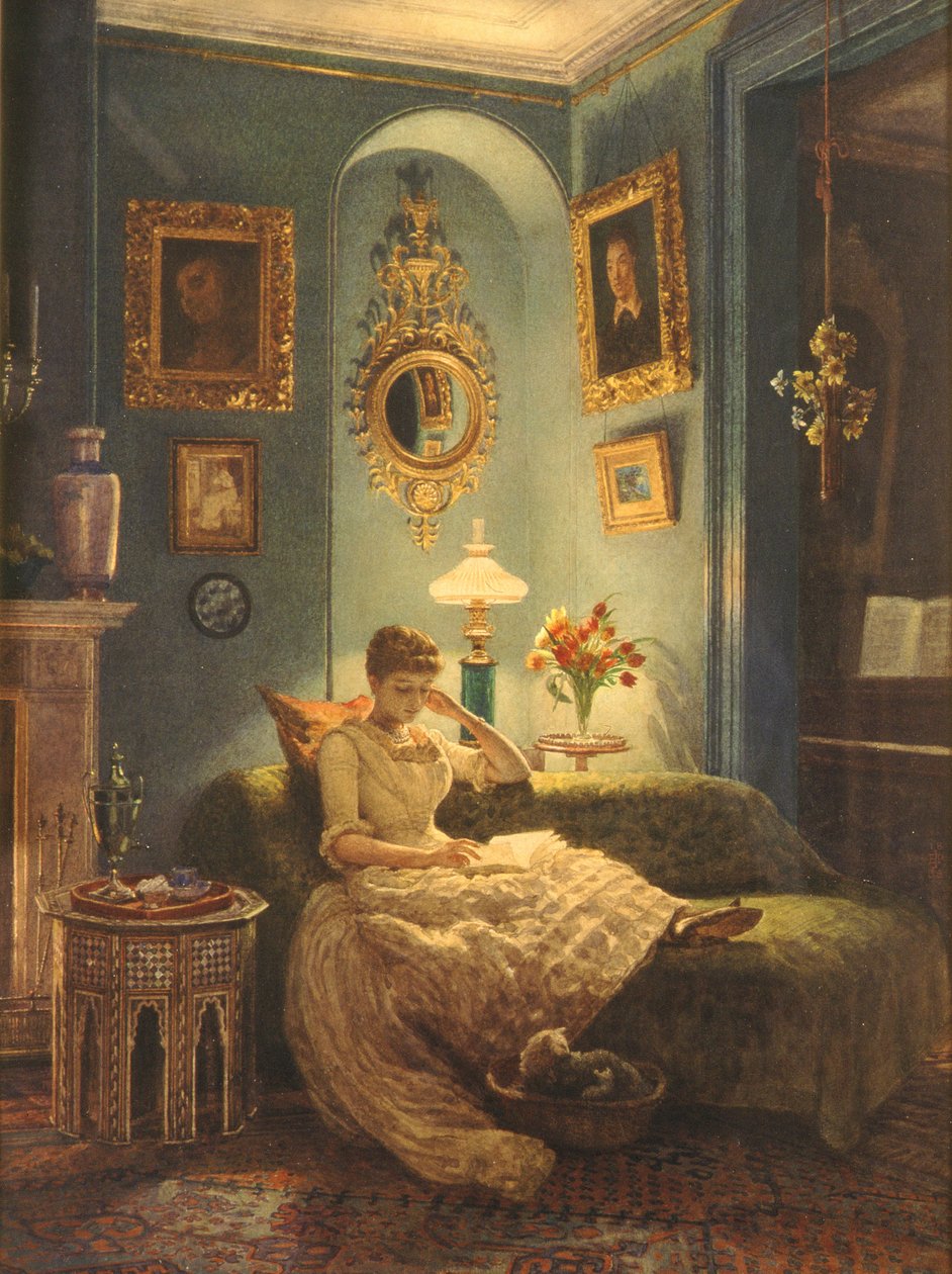 An Evening at Home by Edward John Poynter