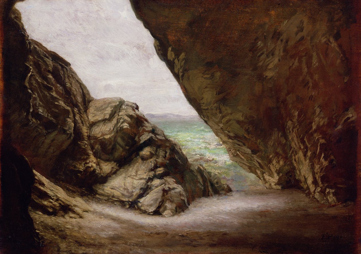 The Cave at Tintagel by Edward John Poynter
