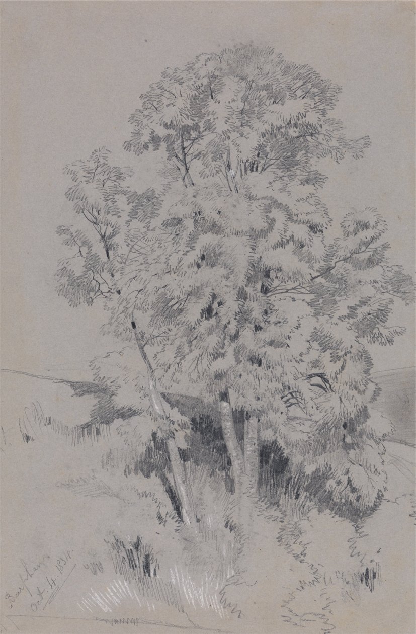 Burpham October 4, 1834 by Edward Lear