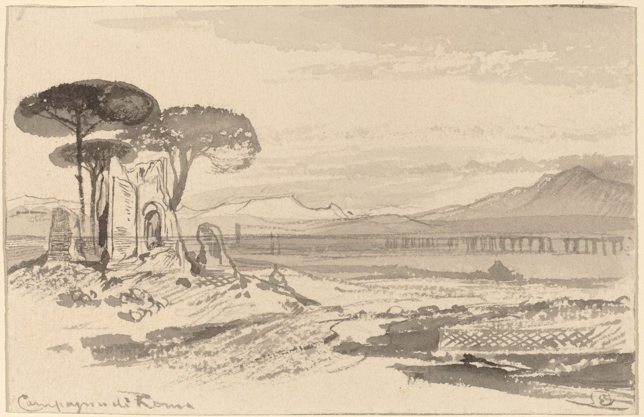 Campagna di Roma, 1884-1885 by Edward Lear